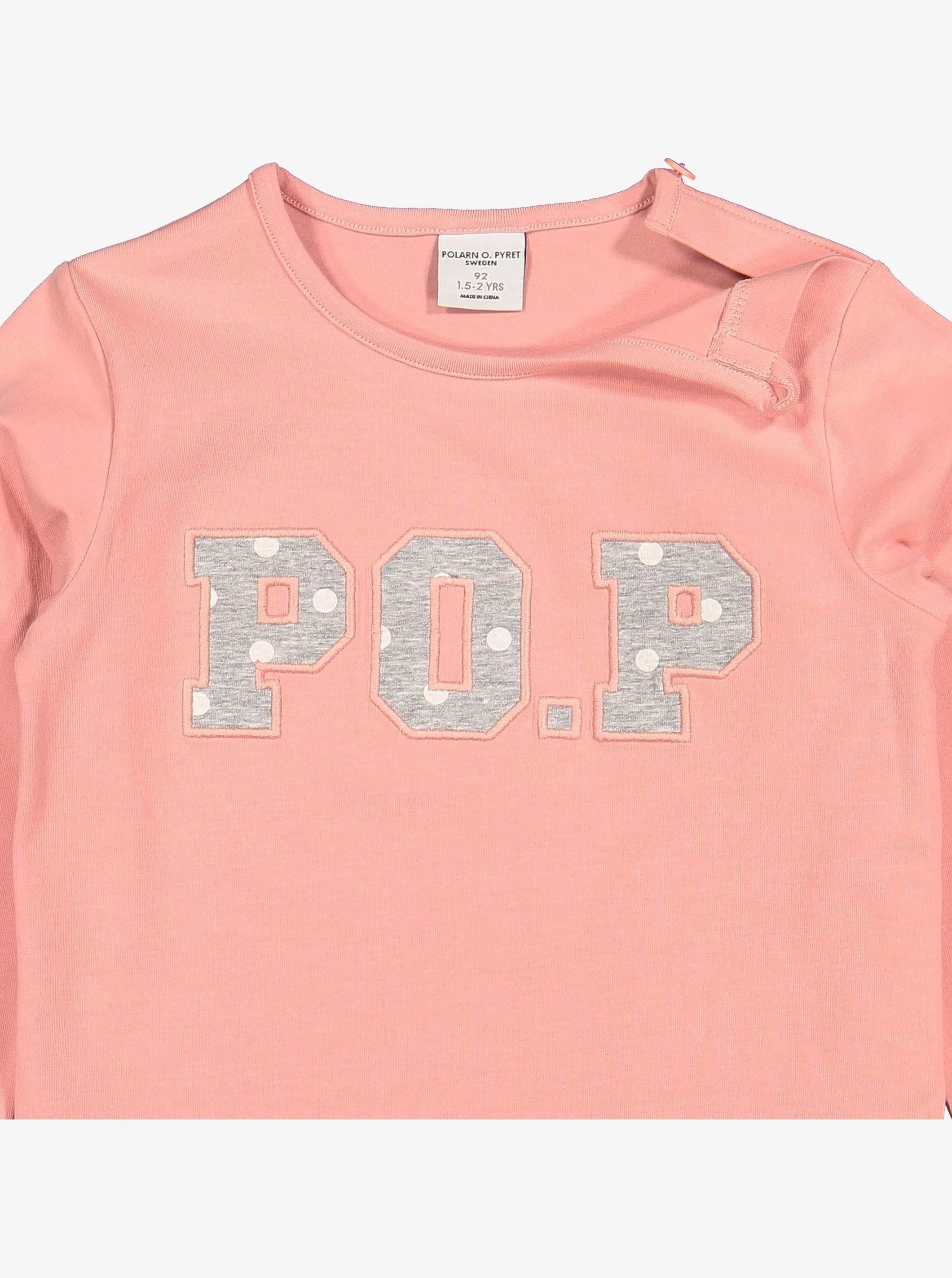 PO.P Applique Kids Top