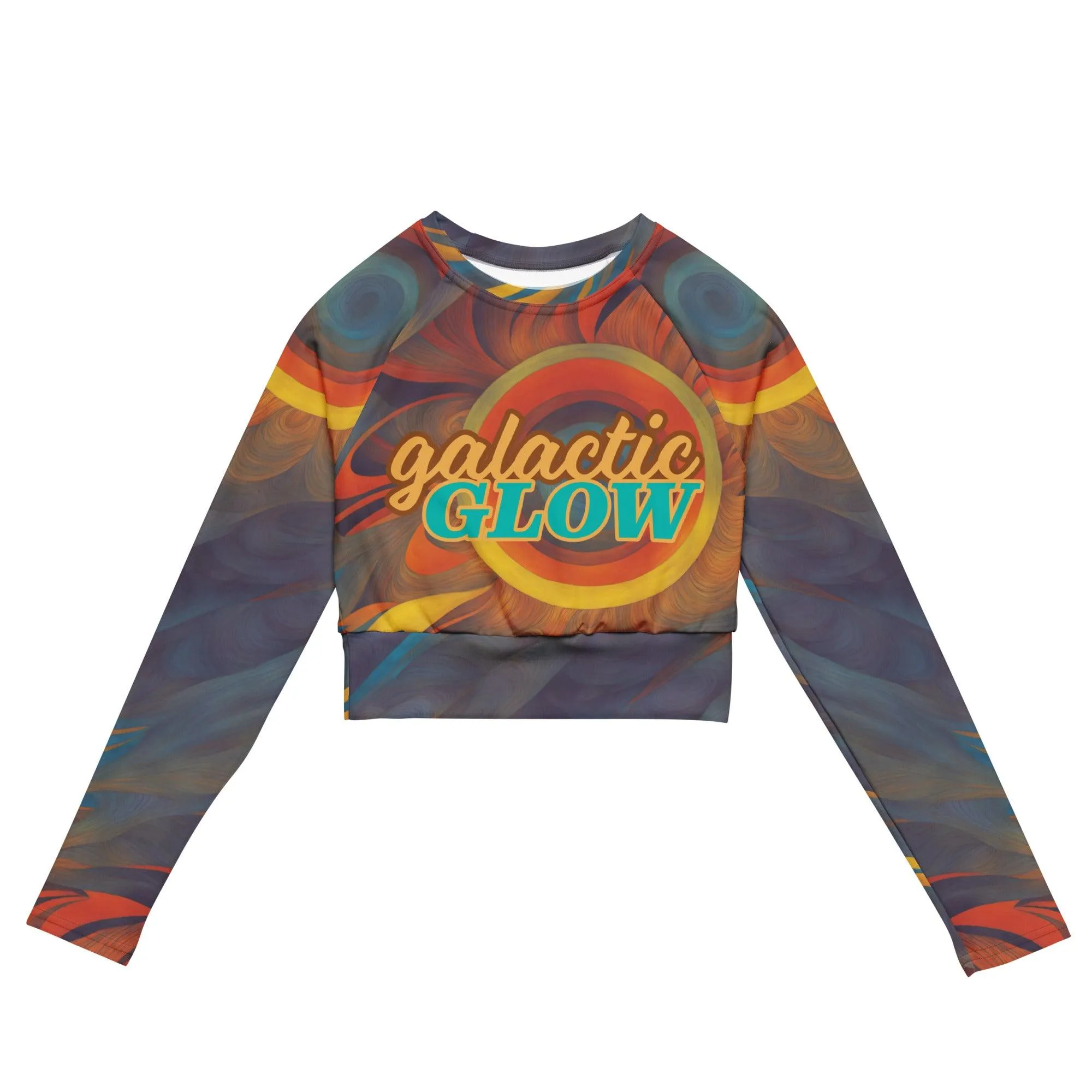 Recycled Long-sleeve Crop Top Supernova