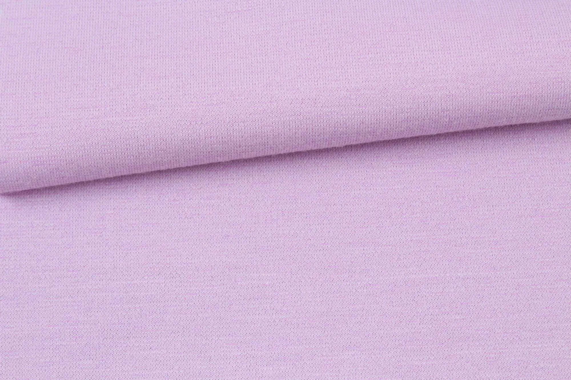 Recycled Polyester Stretch Punto Roma - Lilac (1 MT REMNANT)