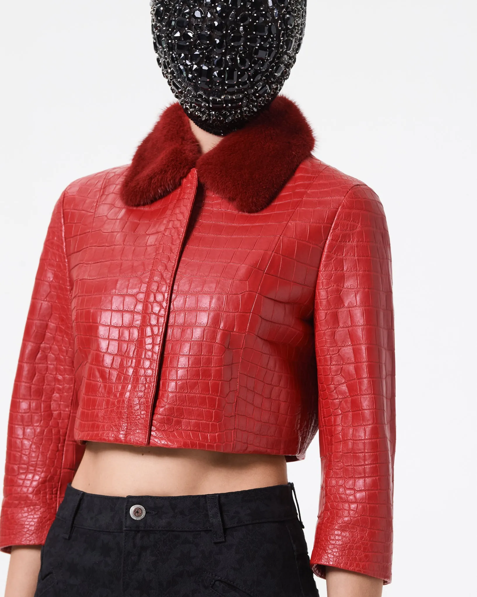 RED CROCODILE JACKET