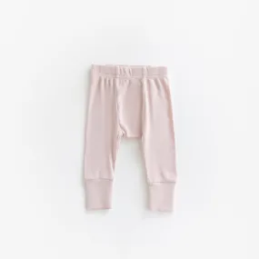 Ribbed Modal Pant - Blush