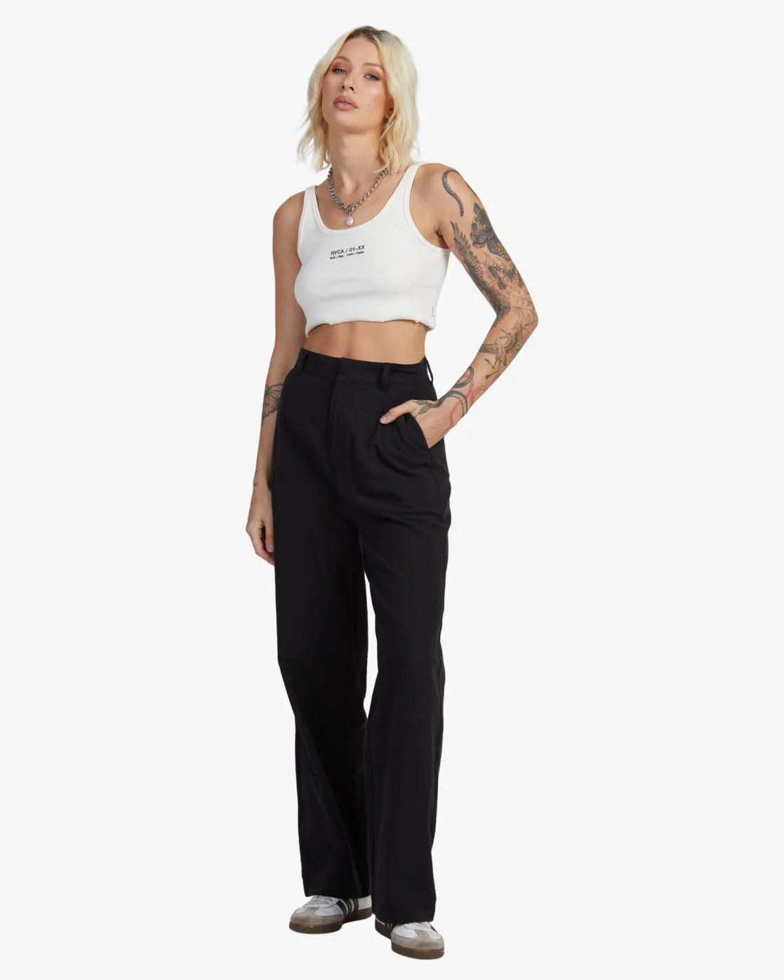 RVCA Womens Circa Cropped Tank