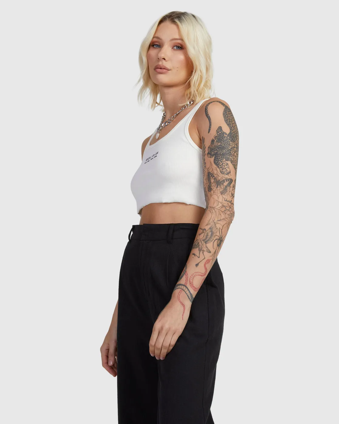 RVCA Womens Circa Cropped Tank