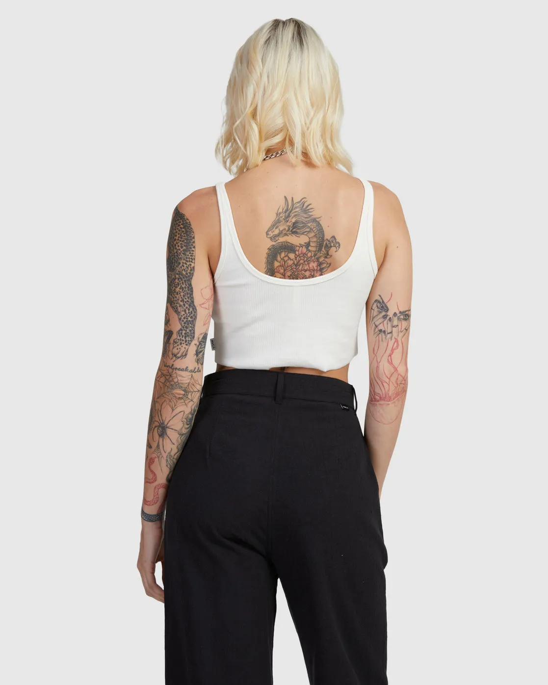 RVCA Womens Circa Cropped Tank