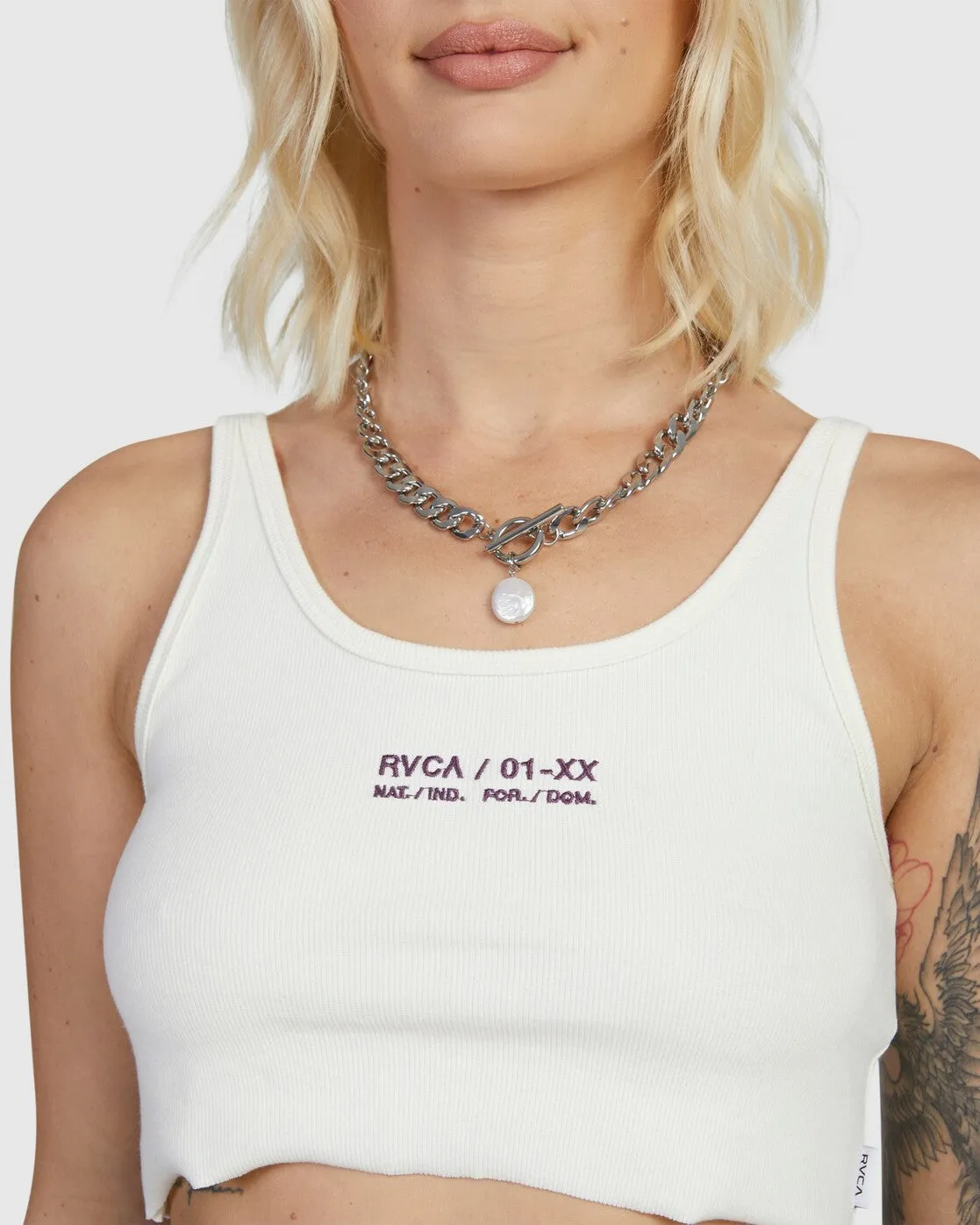 RVCA Womens Circa Cropped Tank