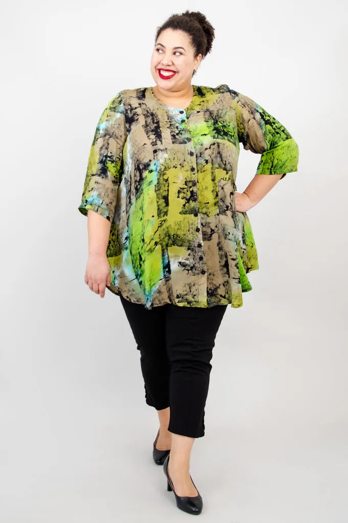 Sassy Top, Forest Moss - Final Sale