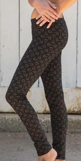 Seed of Life - Hamsa Leggings - Black