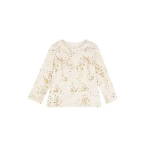 SGBella L/S Baby Blouse Mini Splash - Off White (Fluffy sky, cream)