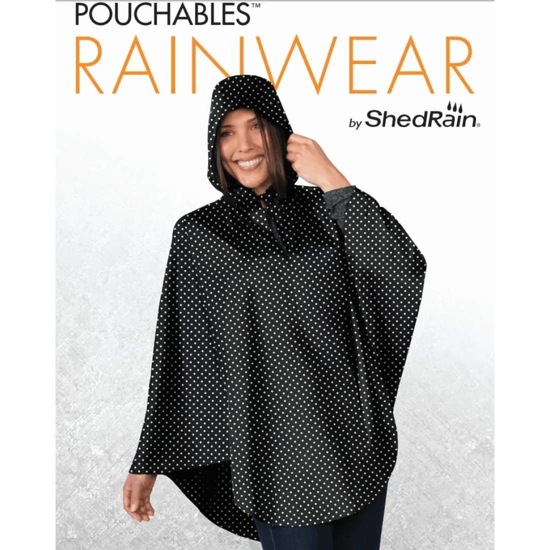 ShedRain Ladies' Packable Poncho One Size Fits Most