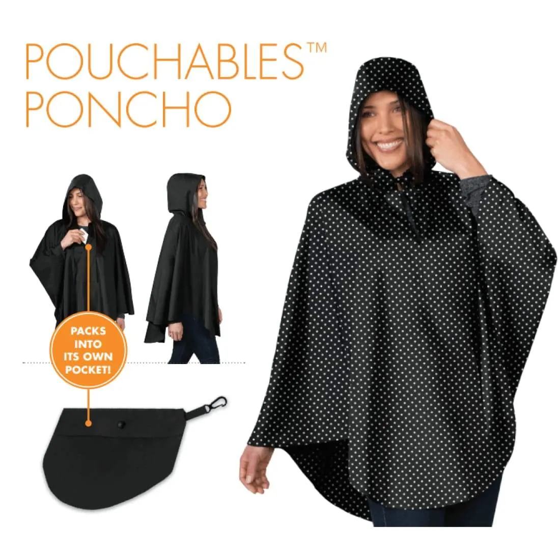 ShedRain Ladies' Packable Poncho One Size Fits Most