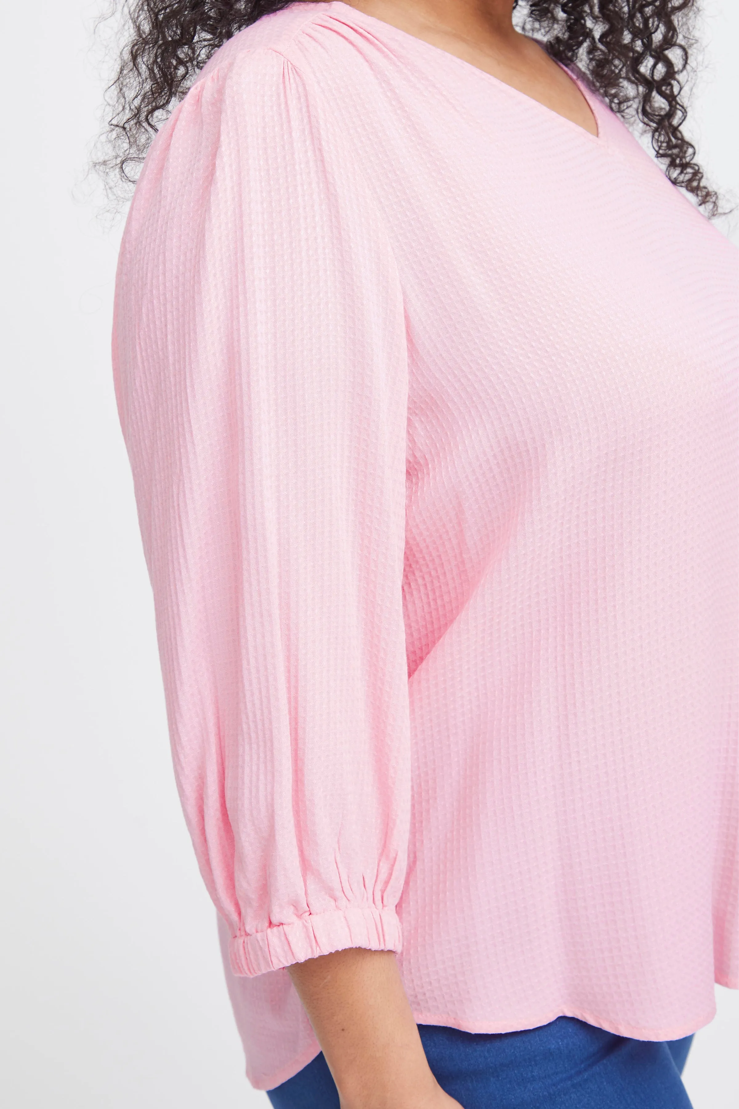 Simple Wish Oline Blouse in Pink