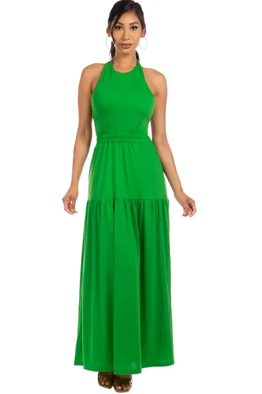 StayFly- All Green Maxi Dress