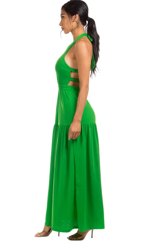 StayFly- All Green Maxi Dress