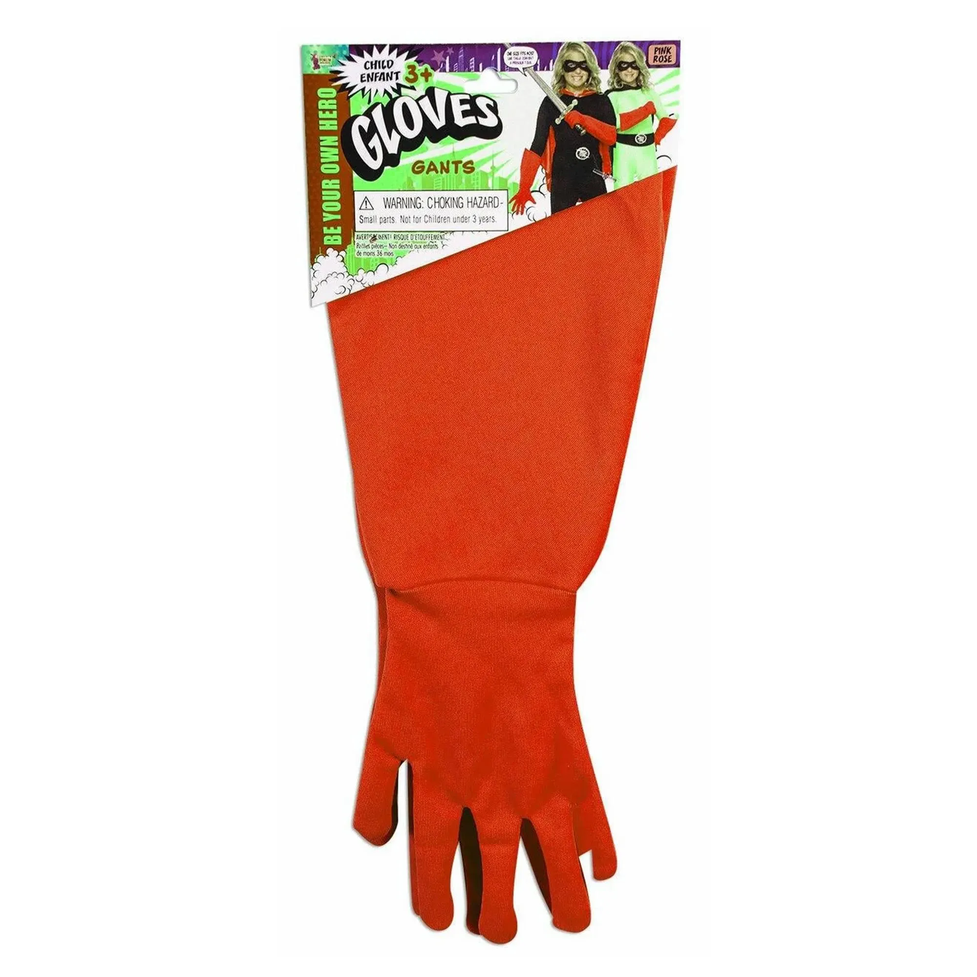 Superhero Red Gauntlet Costume Gloves Child