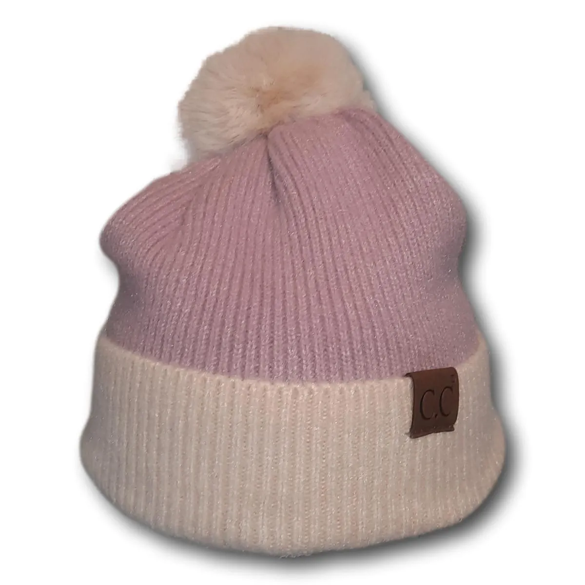 Two-Tone Knit Toque