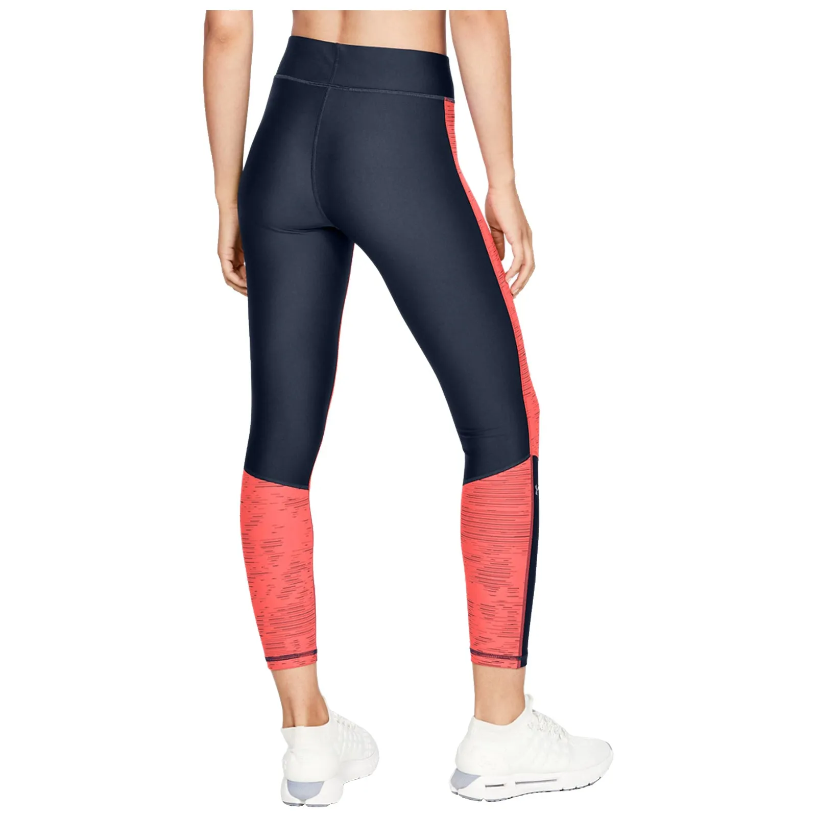 Under Armour Ladies HG Armour Jacquard Ankle Crop Leggings - XS