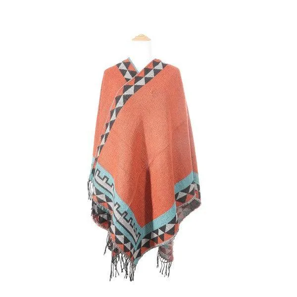 Vintage Tribal Poncho