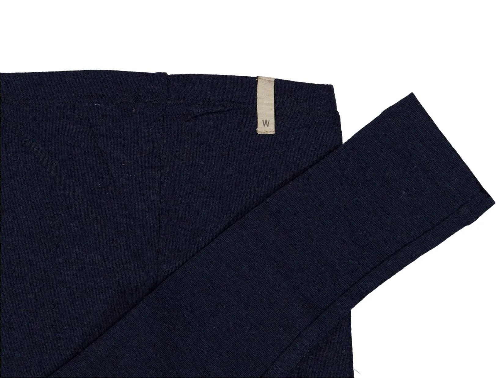 Wheat - Navy Merino Leggings