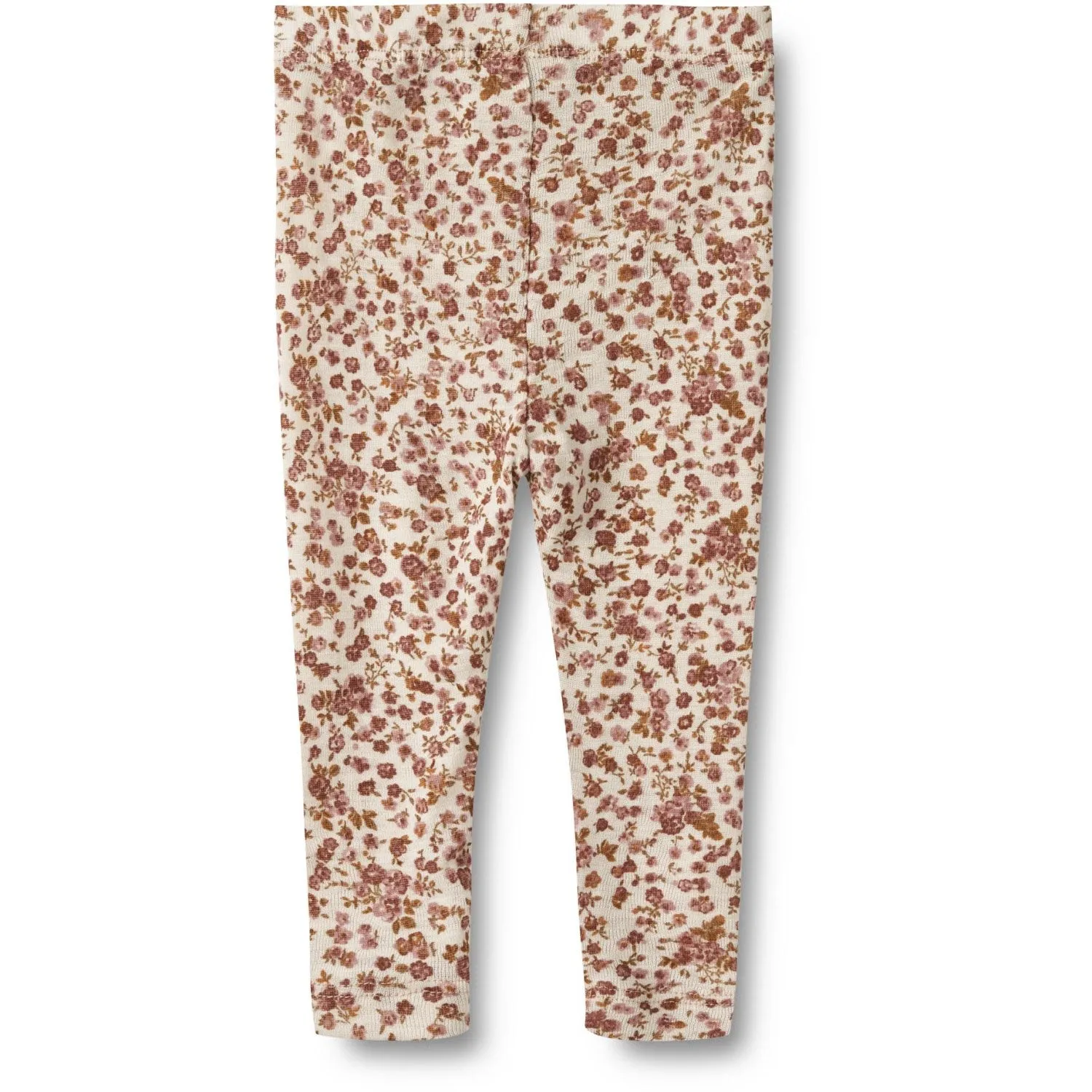 Wheat Rose Flowers Wool Leggings Agi