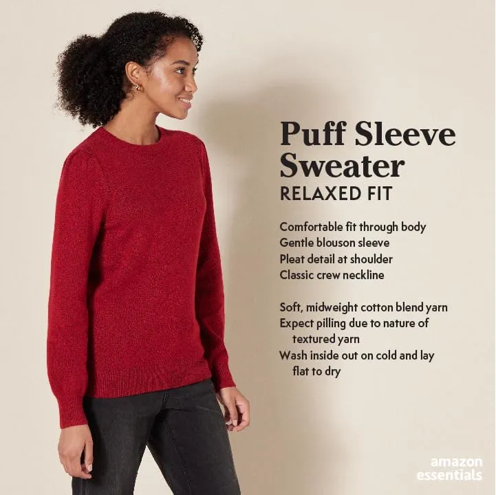 Women’s Soft Touch Pleated Shoulder Sweater