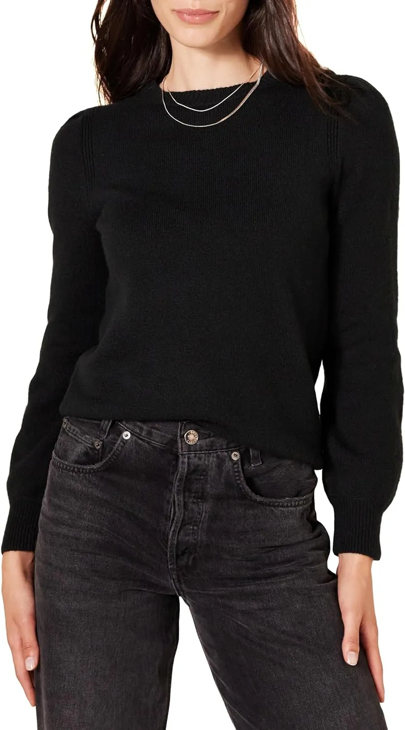 Women’s Soft Touch Pleated Shoulder Sweater