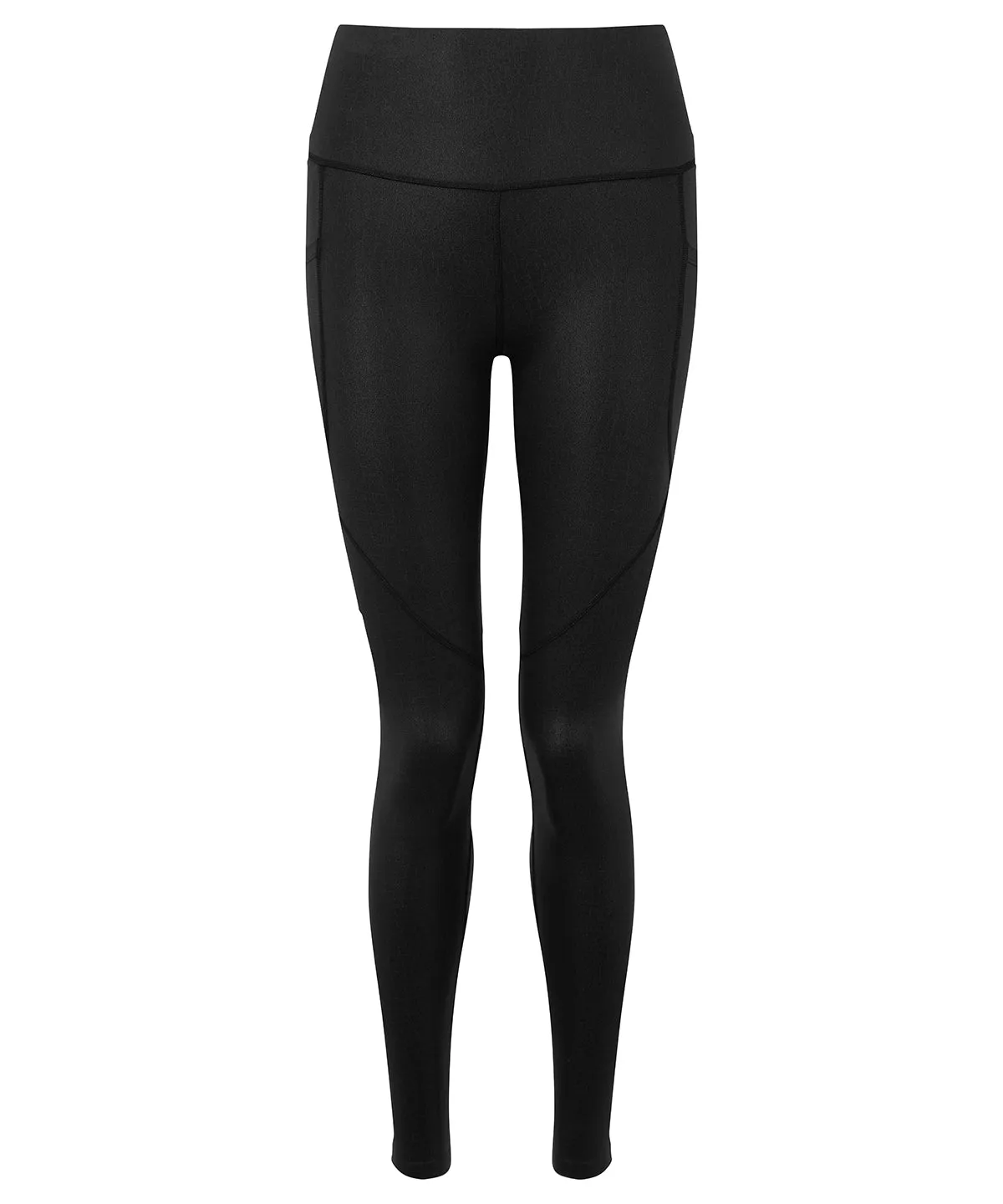 Womens TriDri® embossed hourglass leggings | Black