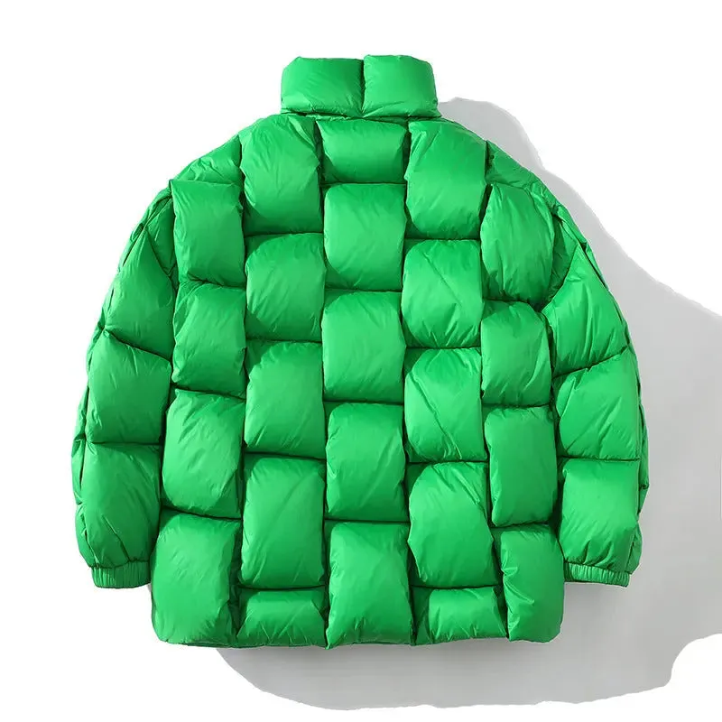 Woven Style Down Jacket