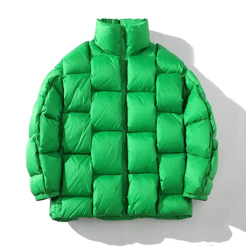 Woven Style Down Jacket