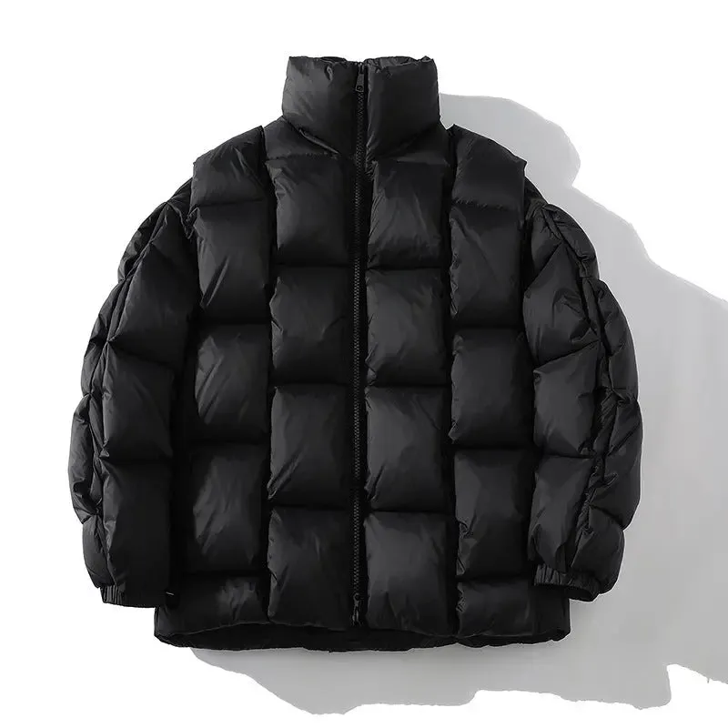 Woven Style Down Jacket